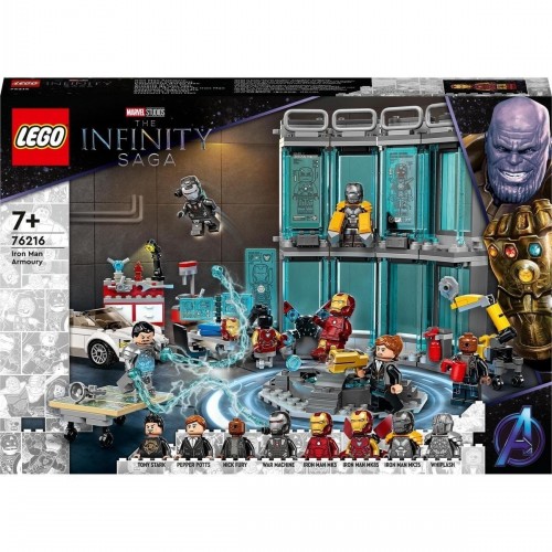 Lego Marvel Iron Man Cephaneliği 76216 (496 Parça)