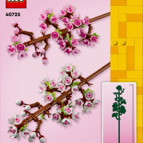 Lego  Iconic Kiraz Çiçekleri 40725 (430 Parça)